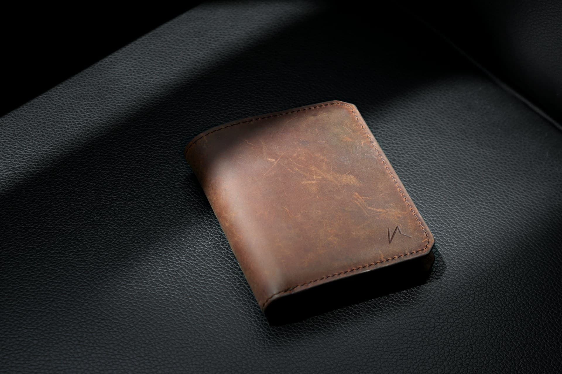 Faux leather wallet by Ceylon Edge Wallets